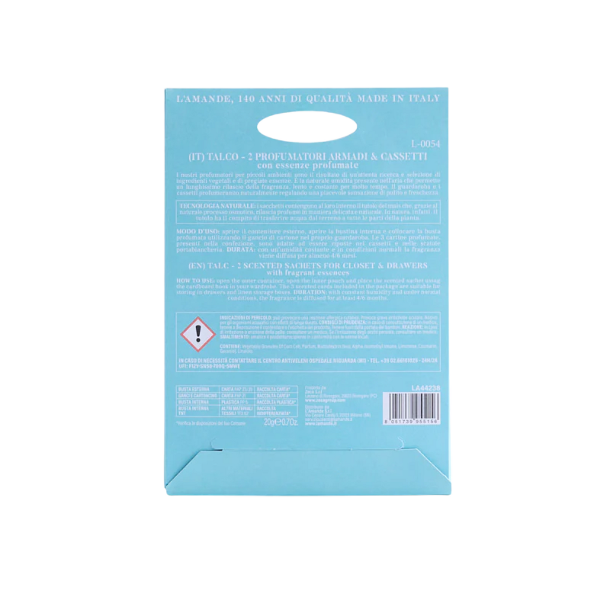 Alternate Image of L'Amande Talc Perfumed Sachets for Drawers and Closets