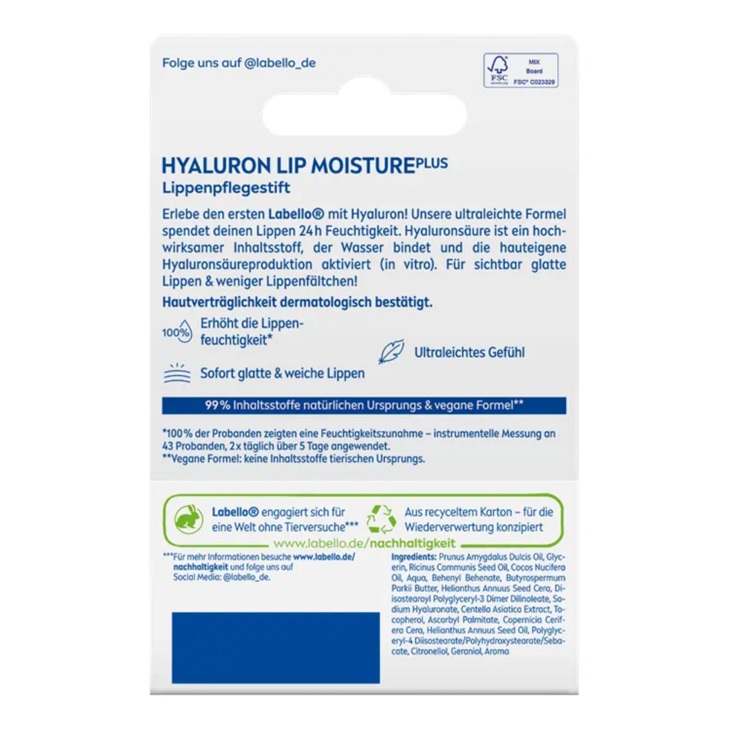 alternate image of labello hyaluron lip moisture