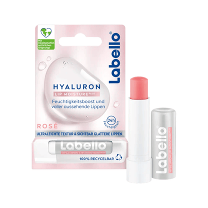Alternate Image of Hyaluron Lip Moisture PLUS Rose, light pink twist up lip balm