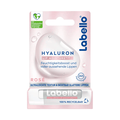 Primary Image of Hyaluron Lip Moisture PLUS Rose, light pink twist up lip balm