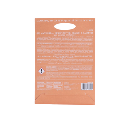 L'Amande Almond Perfumed Sachets for Drawers & Closets (2 count) #10089368