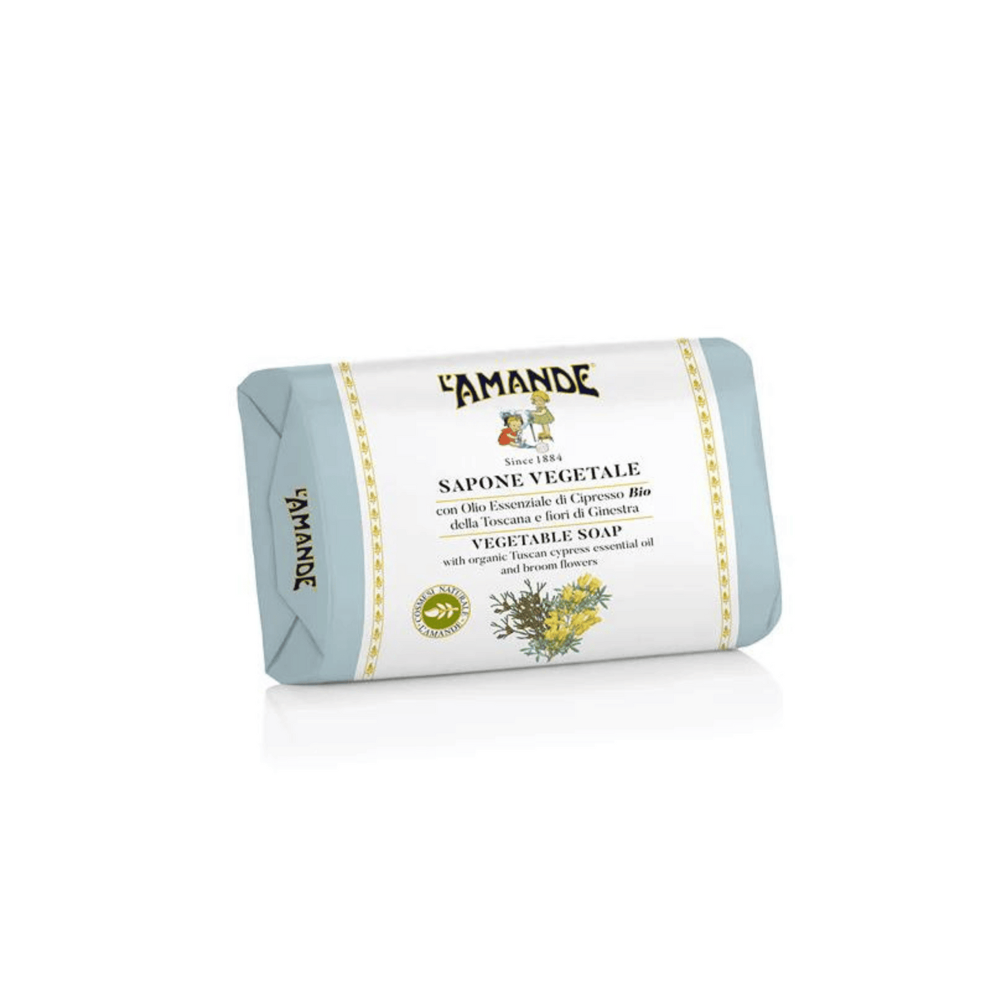 Primary Image of Cypress and Broom Flowers Bar Soap