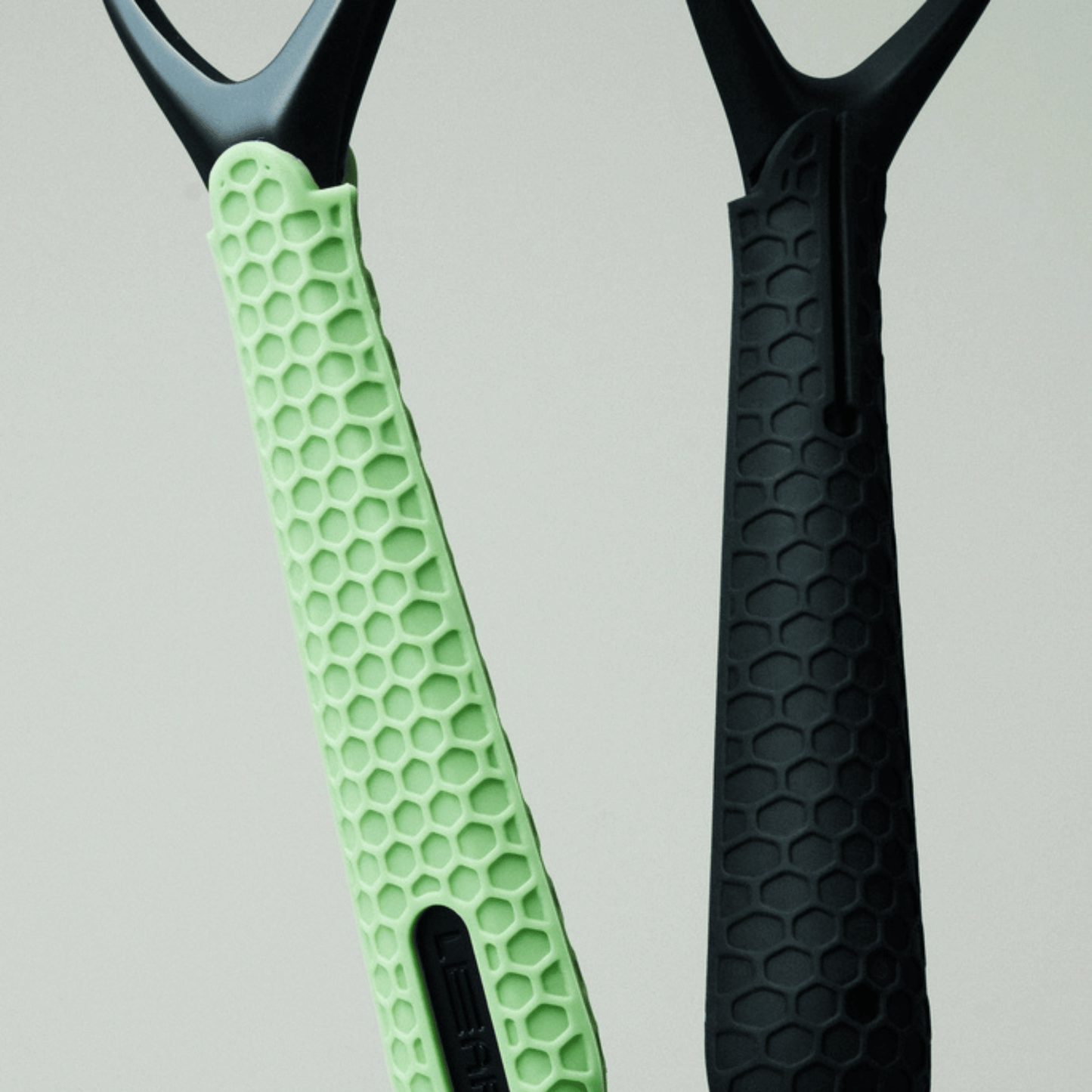 Alternate Image of Leaf Two Grip Sleeve, black and green razor grip