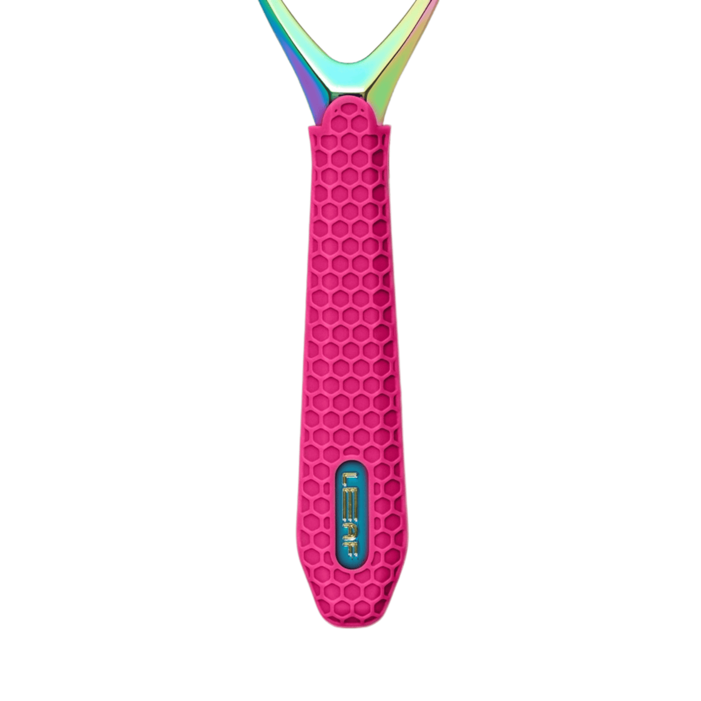 Primary Image of Leaf Two Fuchsia Grip Sleeve, pink razor grip