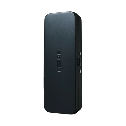 Primary Image of Leaf Two Black Razor Case, black metal case