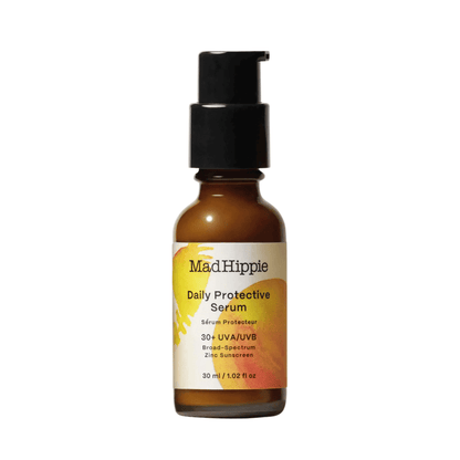 Primary Image of Daily Protective Serum, dark amber bottle with pump top