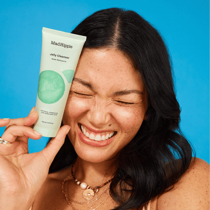 Alternate Image of Jelly Cleanser, light teal tube with model