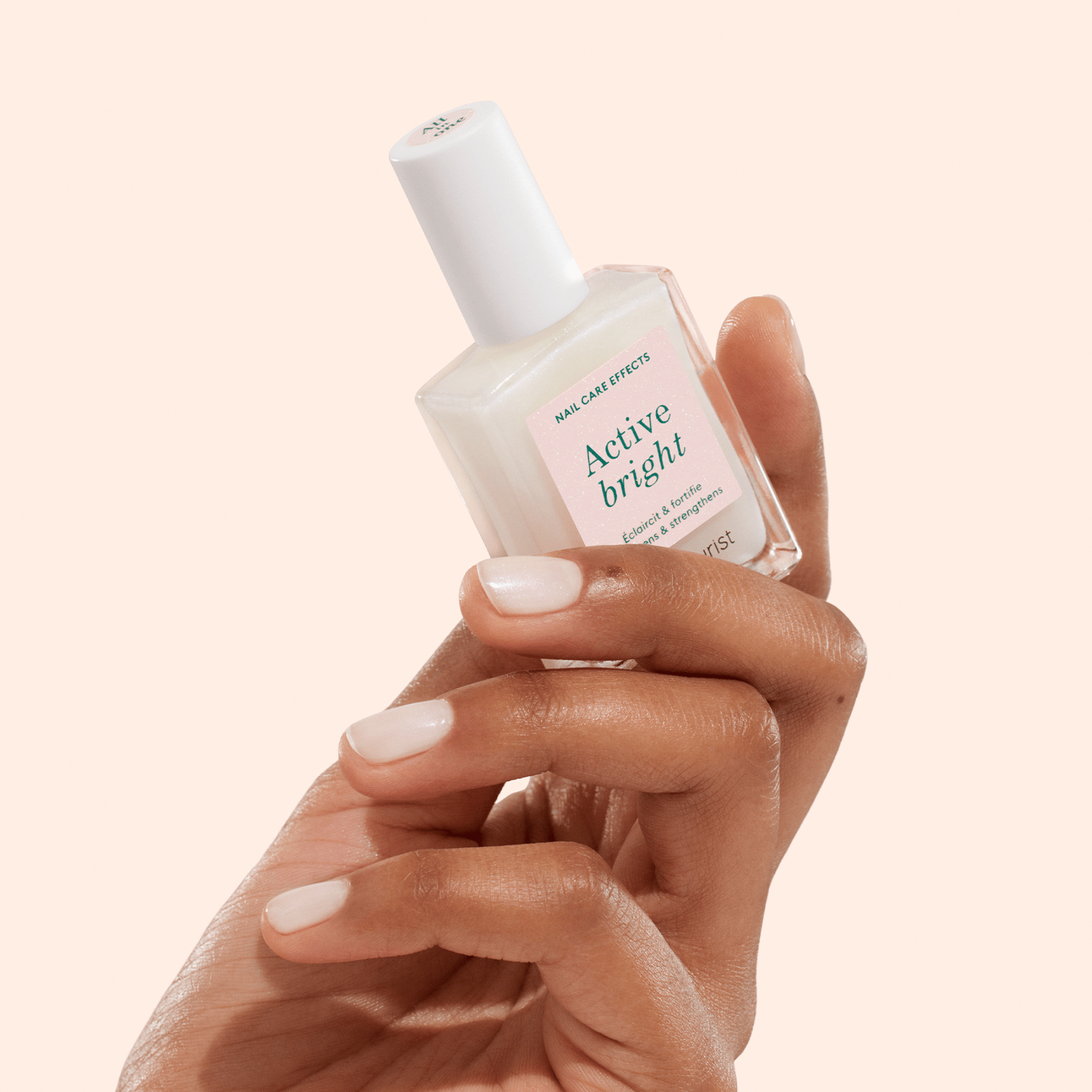 Alternate Image of Active Bright, light off white nail polish