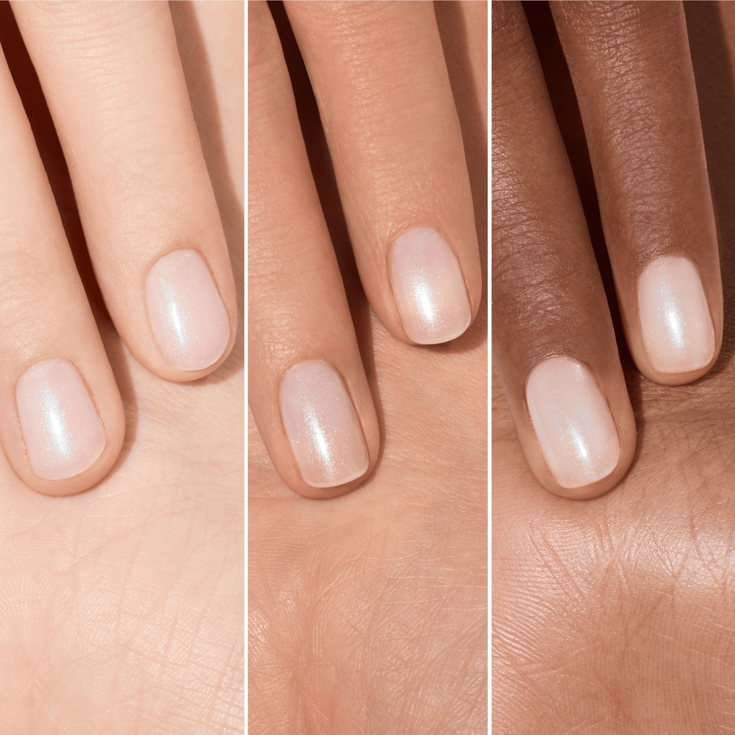 Alternate Image of Active Plump Aqua Glazed, light blue nail polish with model