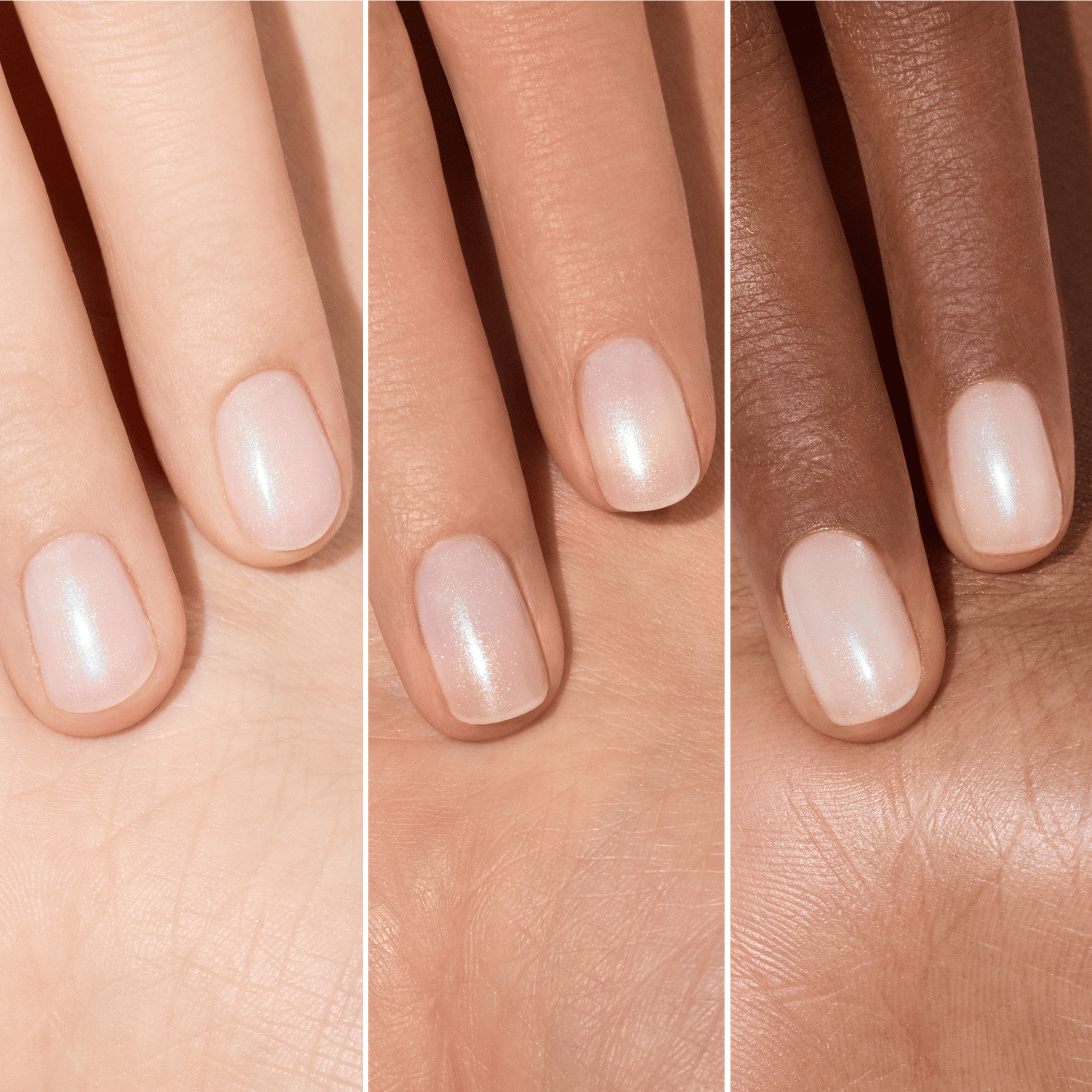 Alternate Image of Active Plump Aqua Glazed, light blue nail polish with model