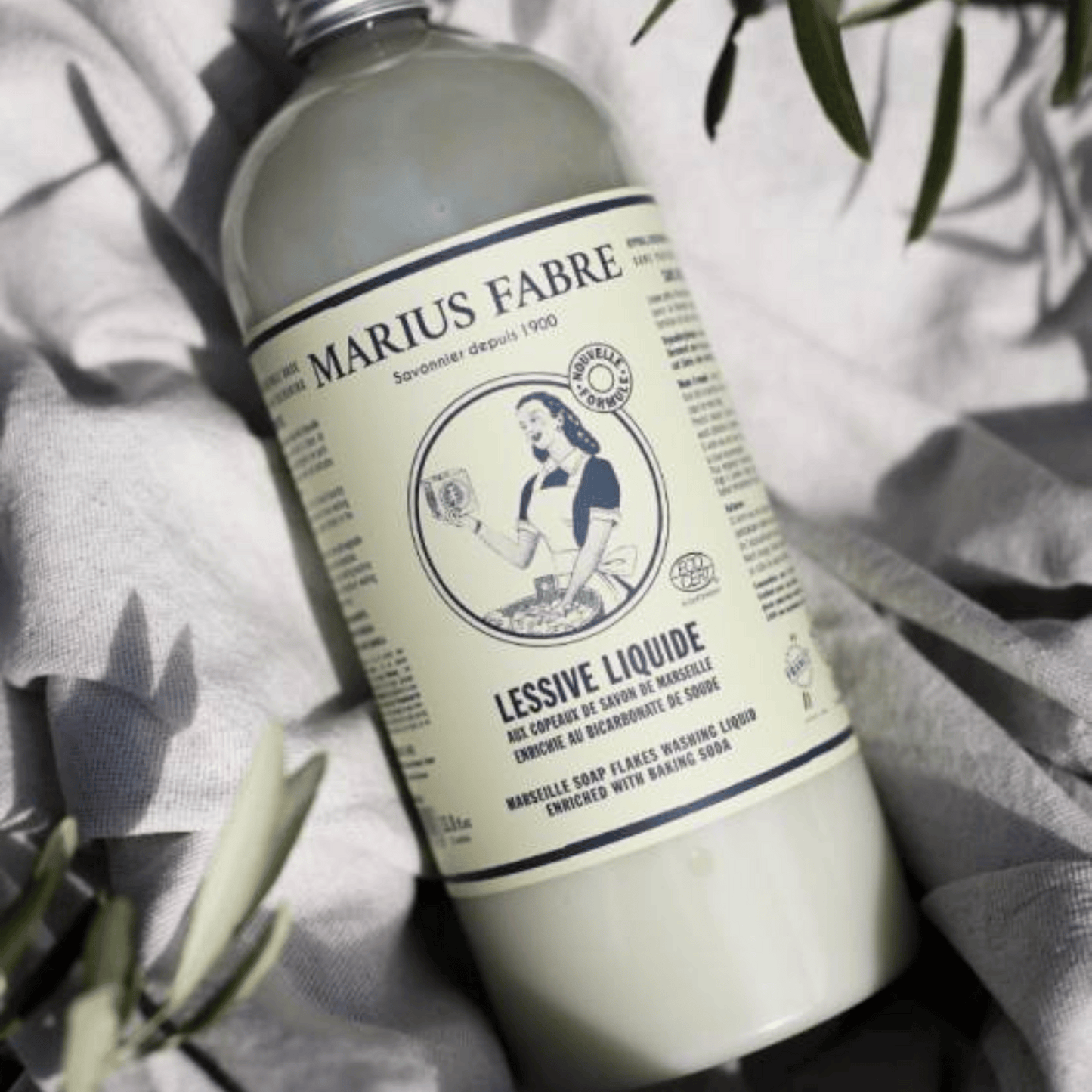 Marius Fabre Marseille Liquid Laundry Soap with Bicarbonate of Soda (1 L) #10086599