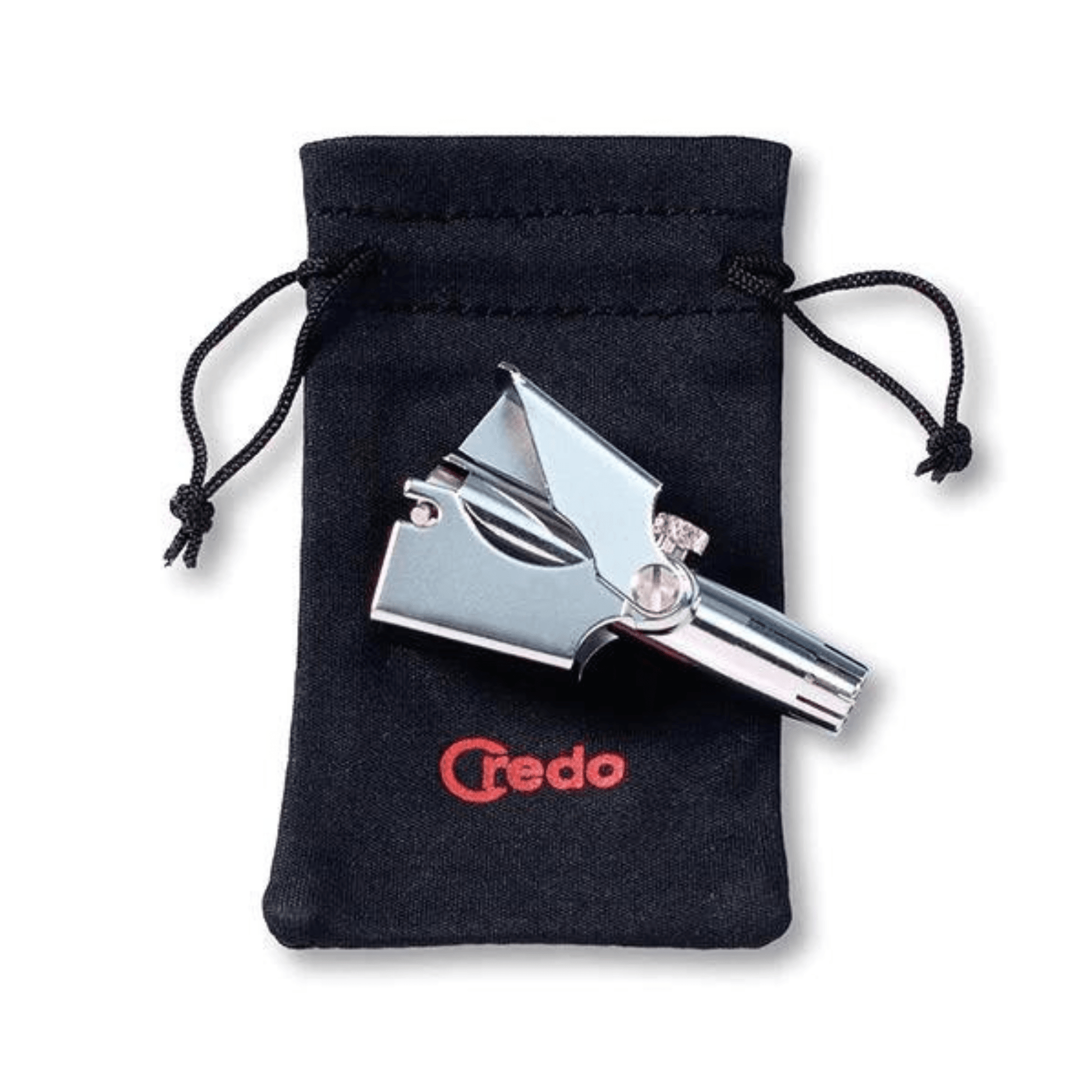 Primary Image of Mechanical Nose and Ear Hair Trimmer with Brush and Pouch