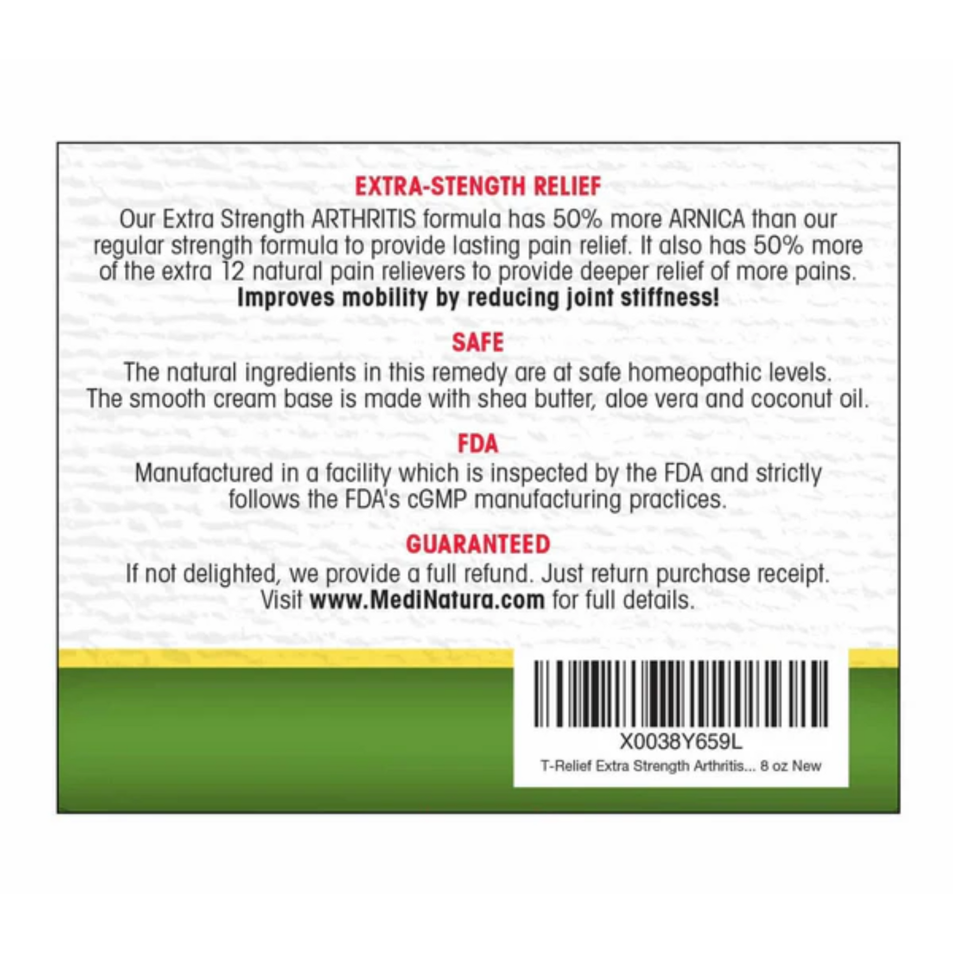 alternate image of medianatura extra strength arthritis cream