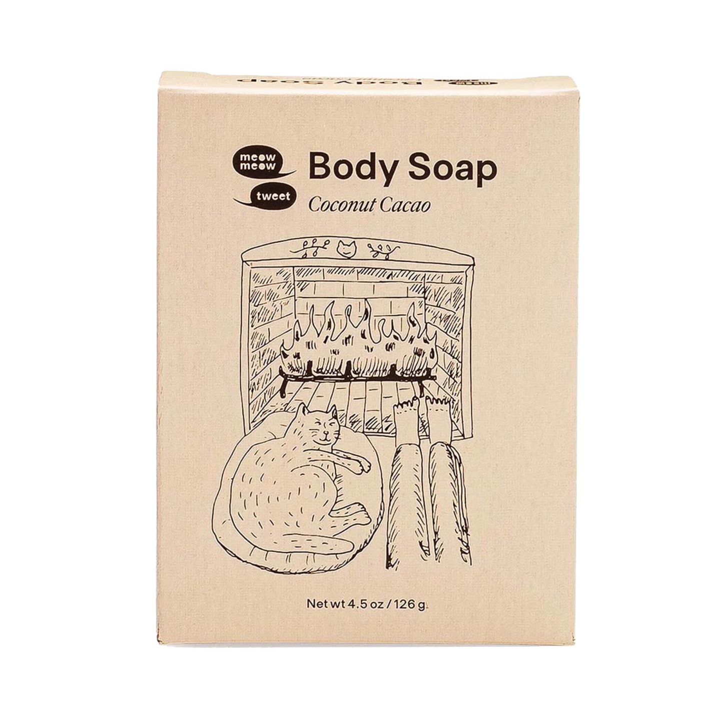 primary image of meow meow tweet coconut cacao body soap