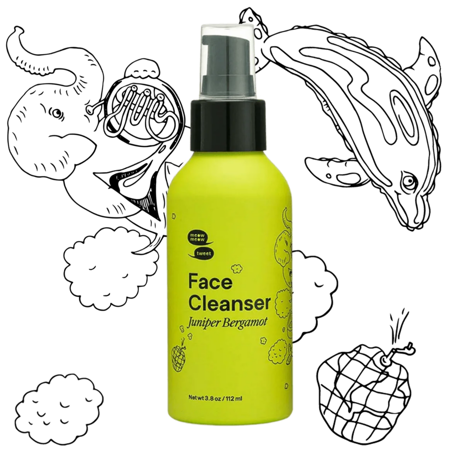 alternate image of meow meow tweet face cleanser