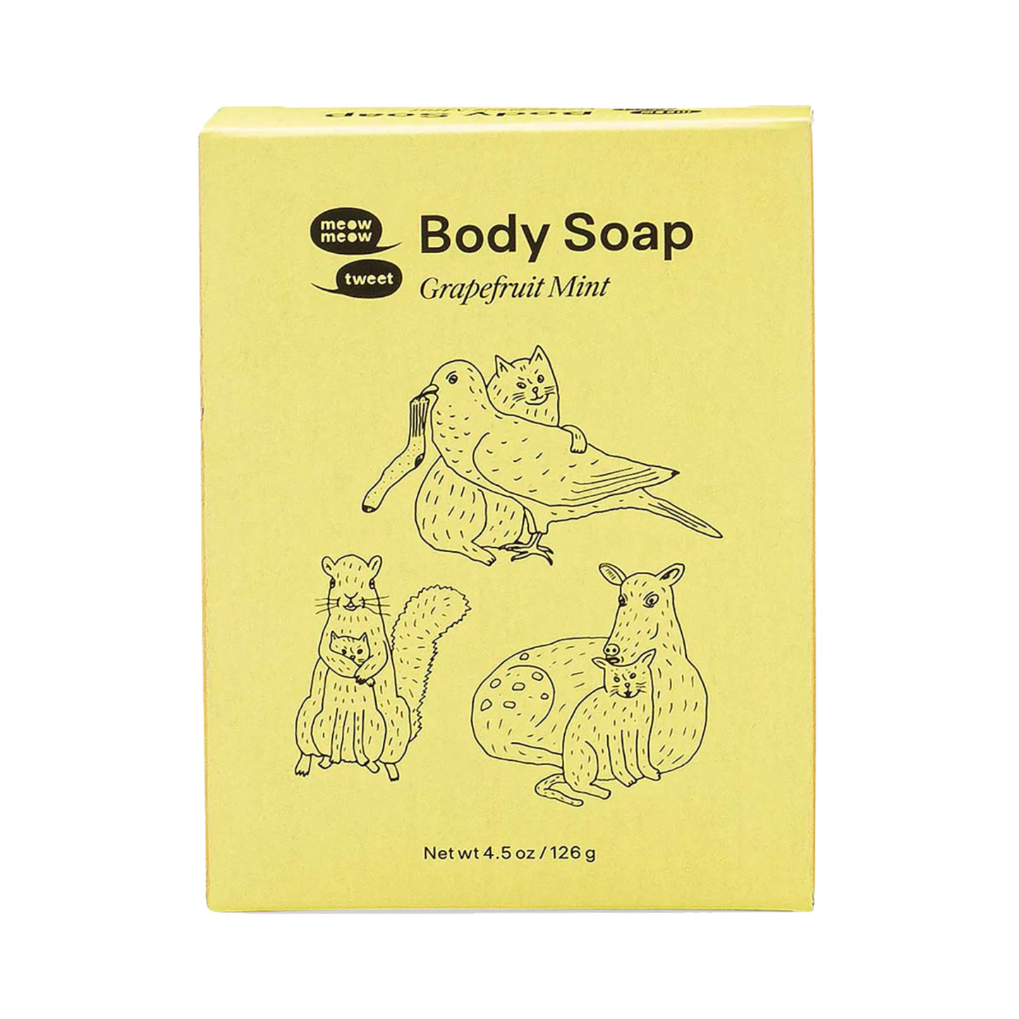 primary image of meow meow tweet grapefruit and mint soap