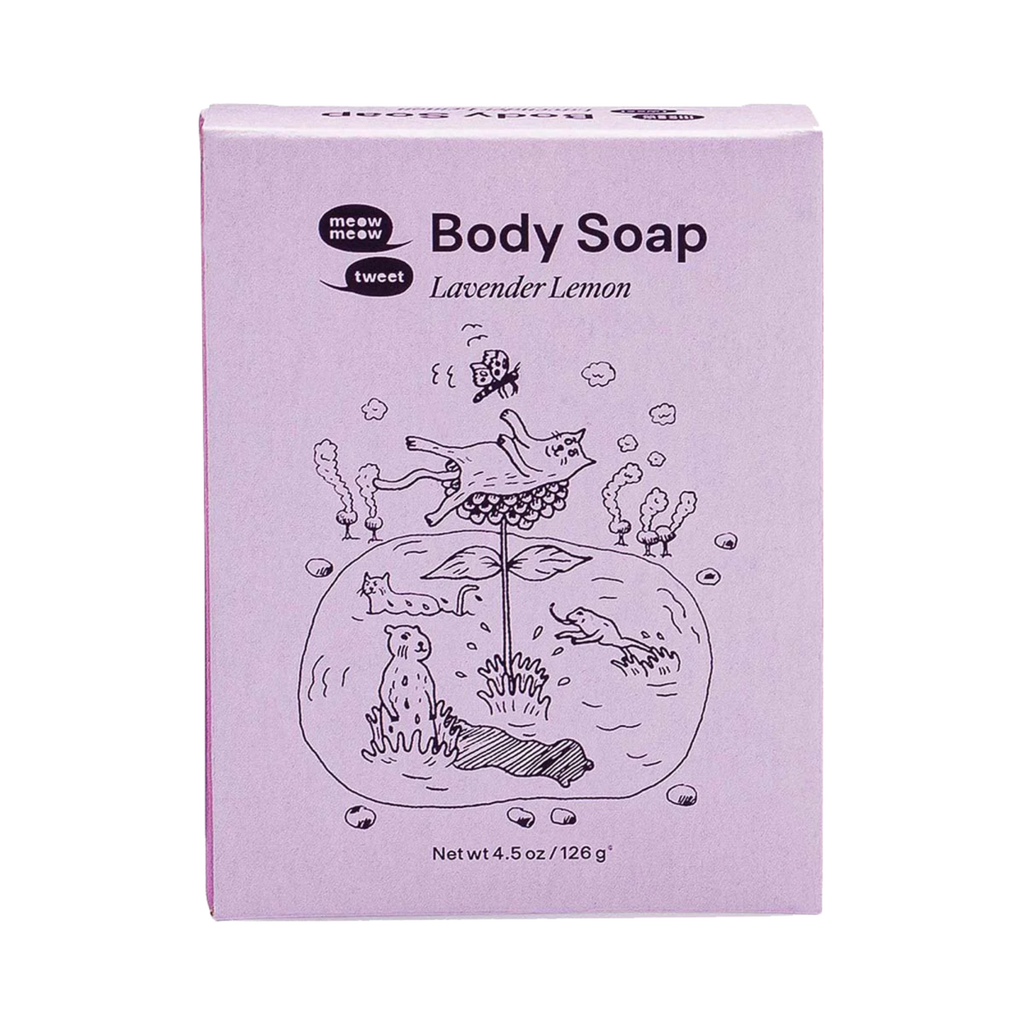 primary image of meow meow tweet lavender lemon body soap