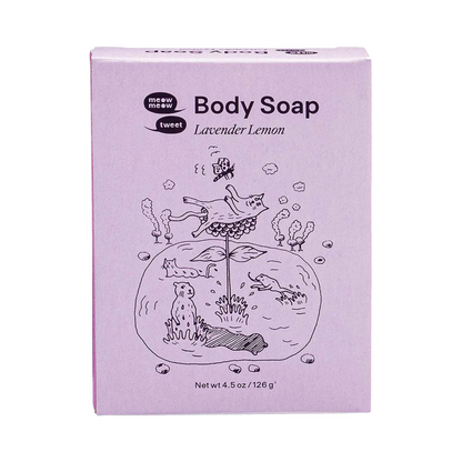 primary image of meow meow tweet lavender lemon body soap