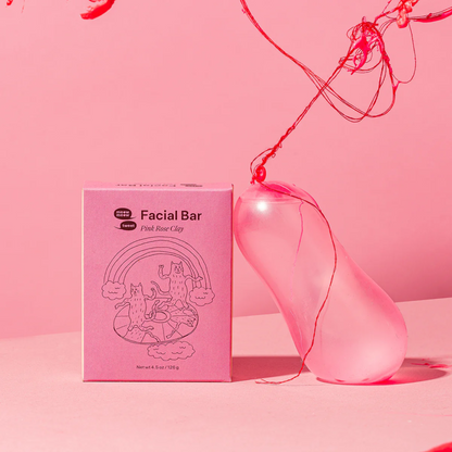 alternate image of meow meow tweet pink rose clay facial bar