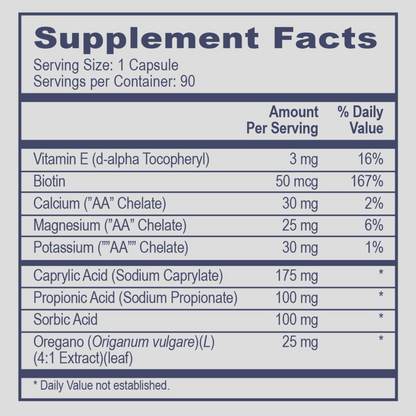 Professional Health Products Mycostat Complex (90 count) #13142