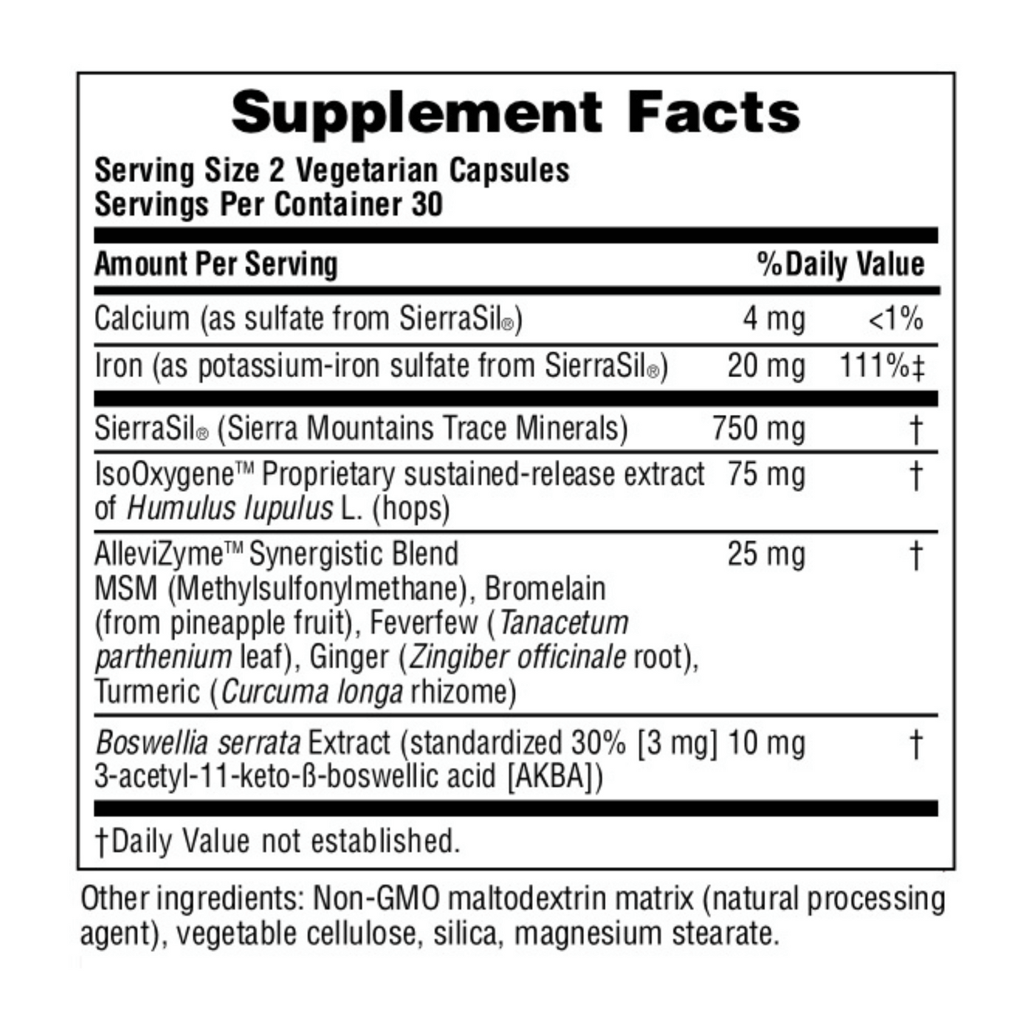 Alternate Image of Ultra Inflamactin Capsules