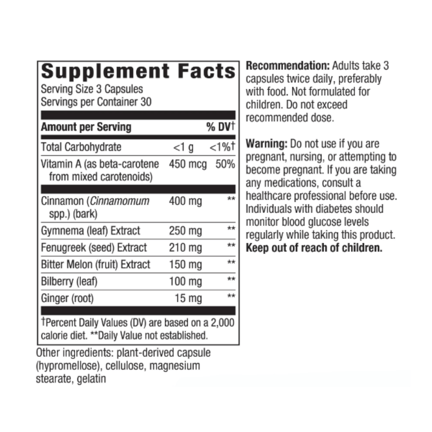Alternate Image of Blood Sugar Support