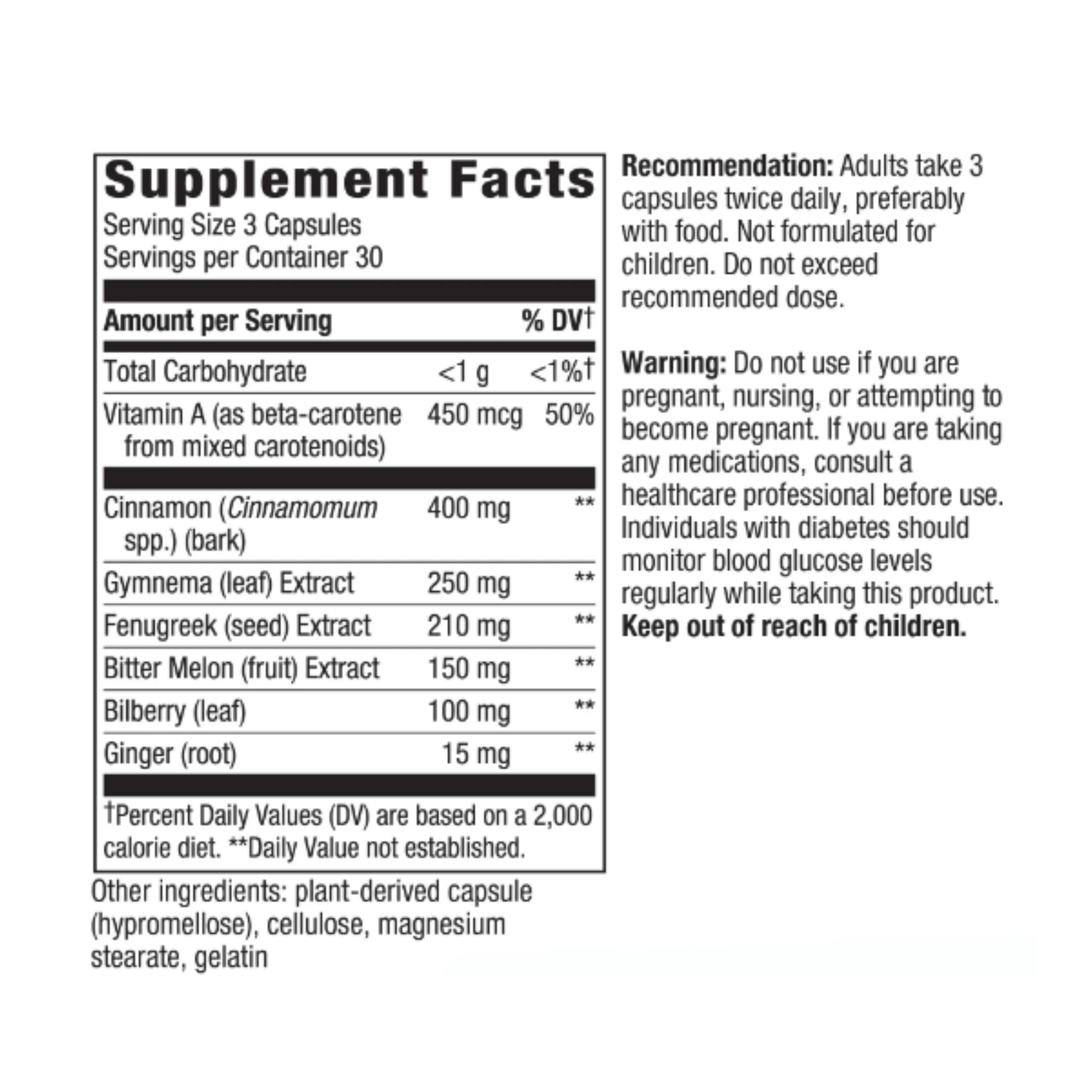 Alternate Image of Blood Sugar Support