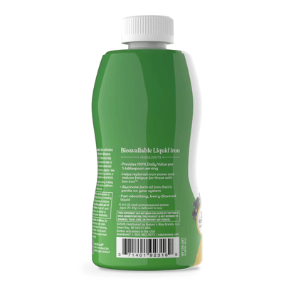 Alternate Image of Liquid Iron, white and green supplement bottle