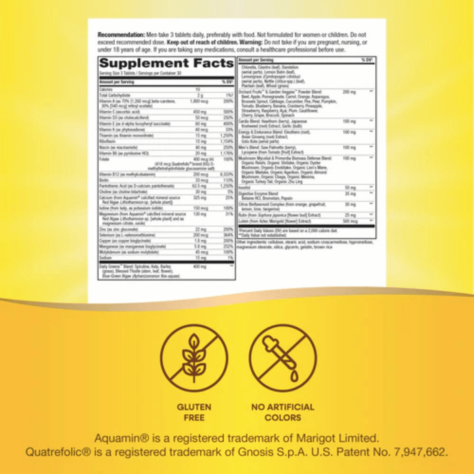 Alternate Image of Alive! Max3 Potency Men's Complete Multivitamin