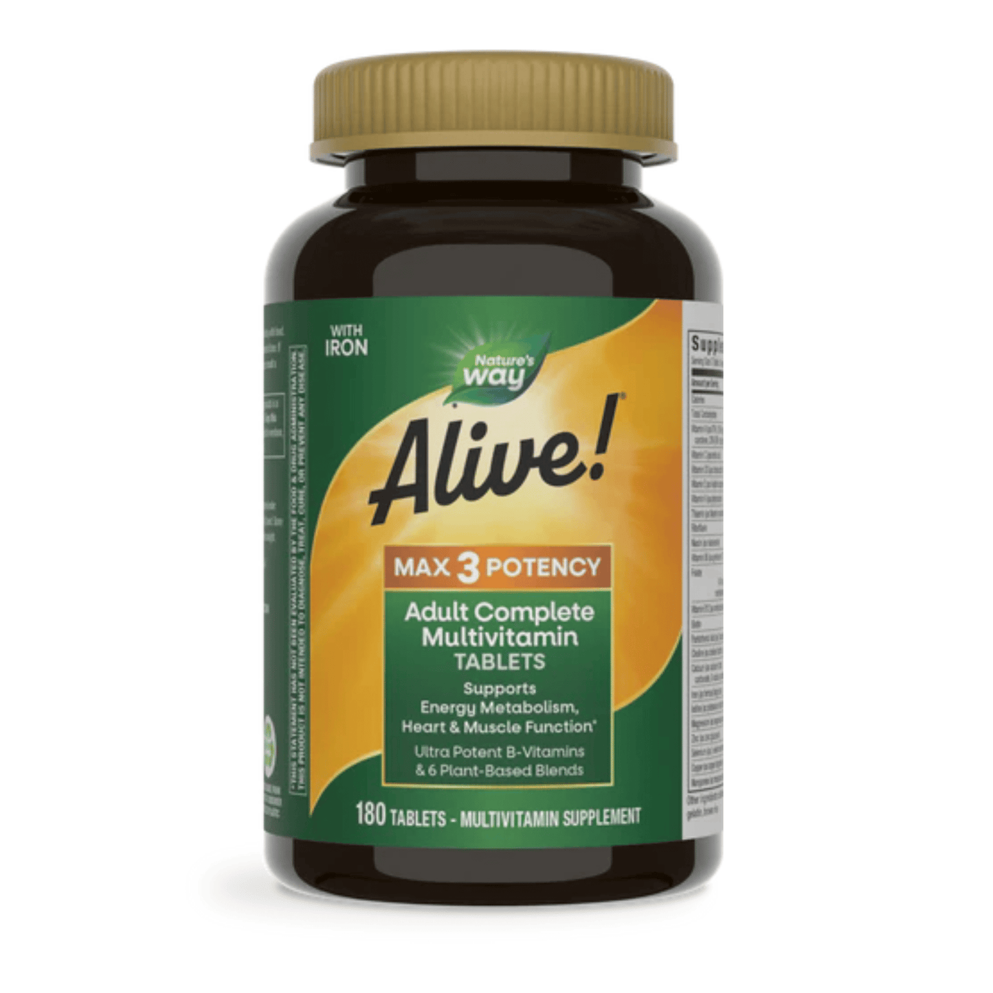 Primary Image of Alive! Max3 Potency Adult Complete Multivitamin with Iron