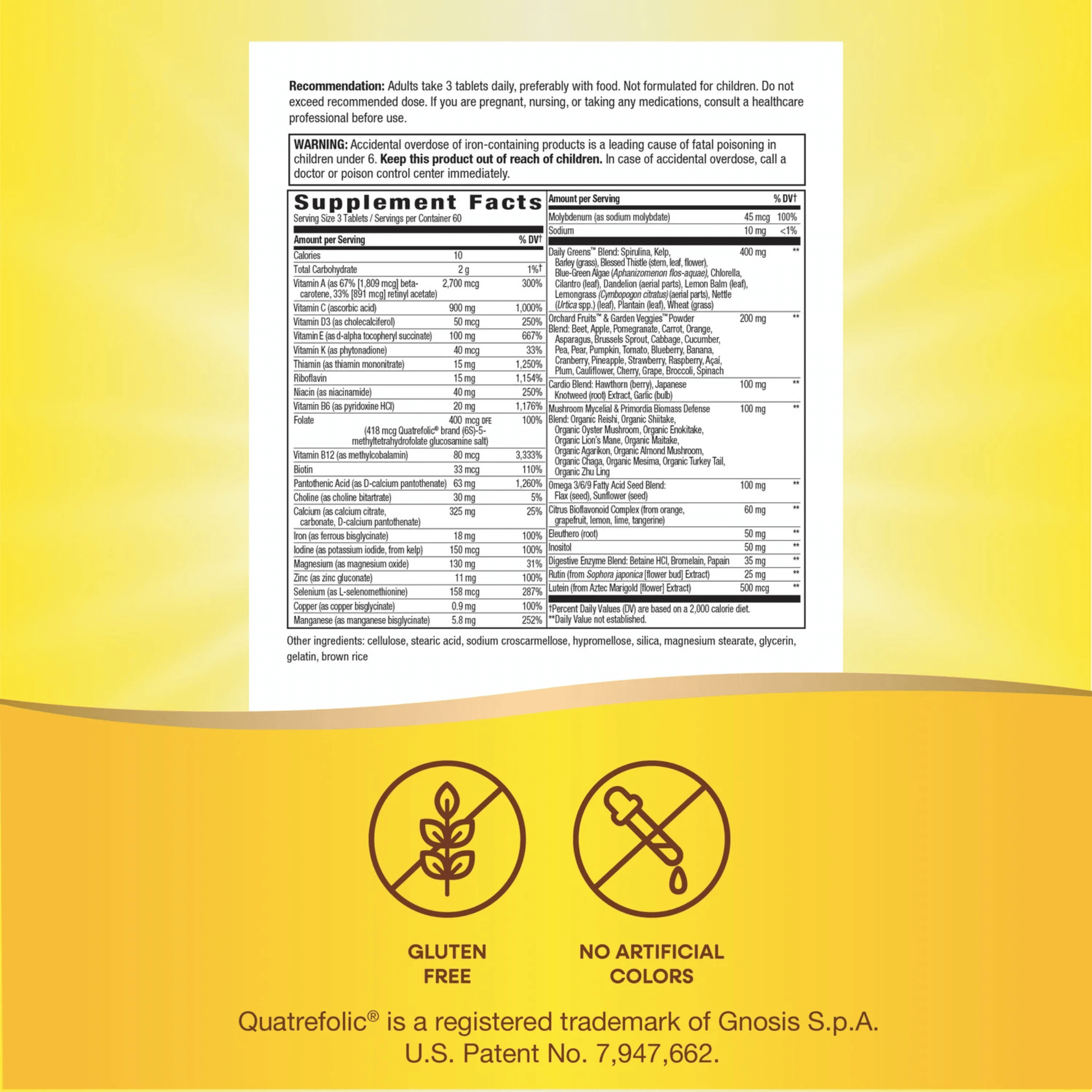 Alternate Image of Alive! Max3 Potency Adult Complete Multivitamin with Iron