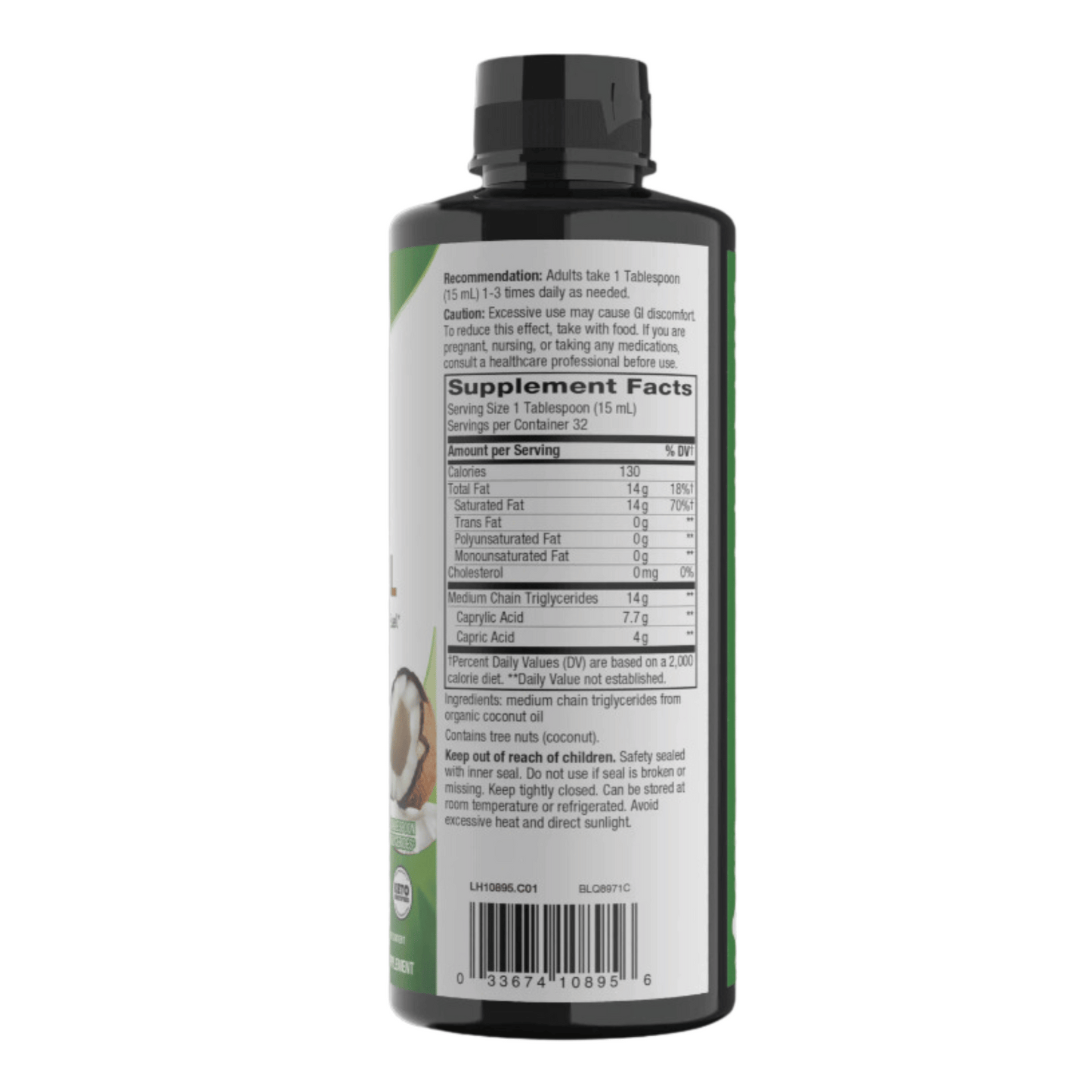 Alternate Image of of 100% MCT Oil