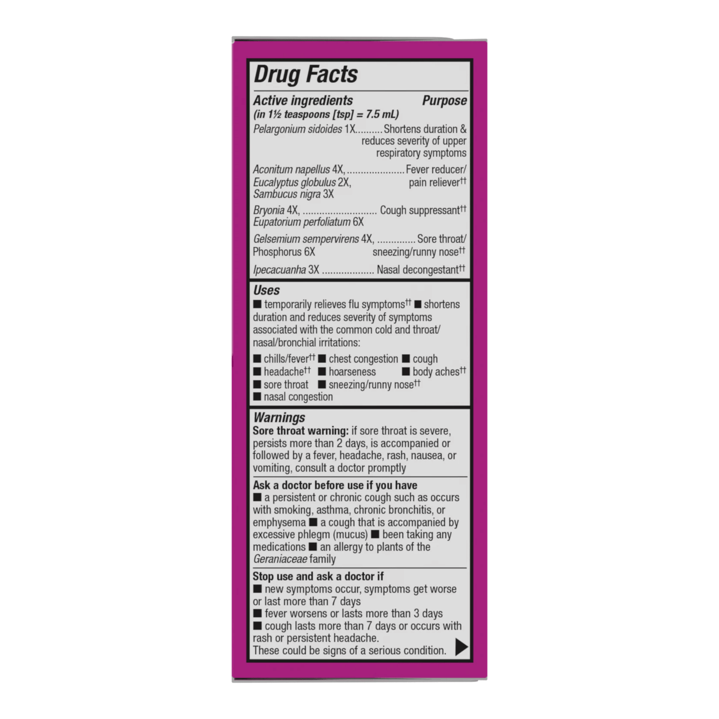 Alternate Image of Umcka Cold & Flu Relief Elderberry Syrup