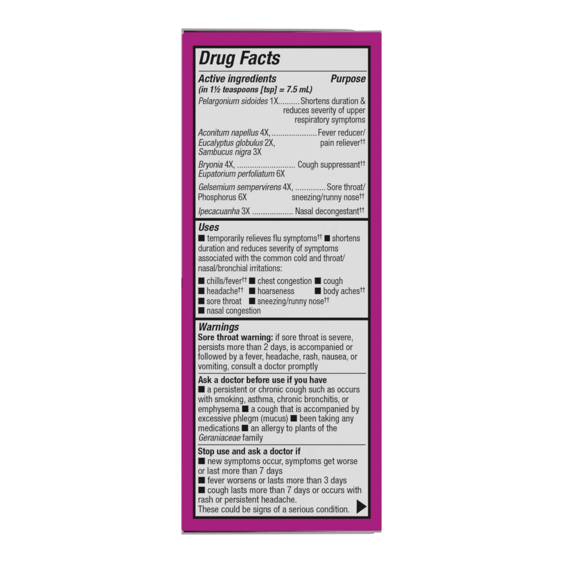 Alternate Image of Umcka Cold & Flu Relief Elderberry Syrup