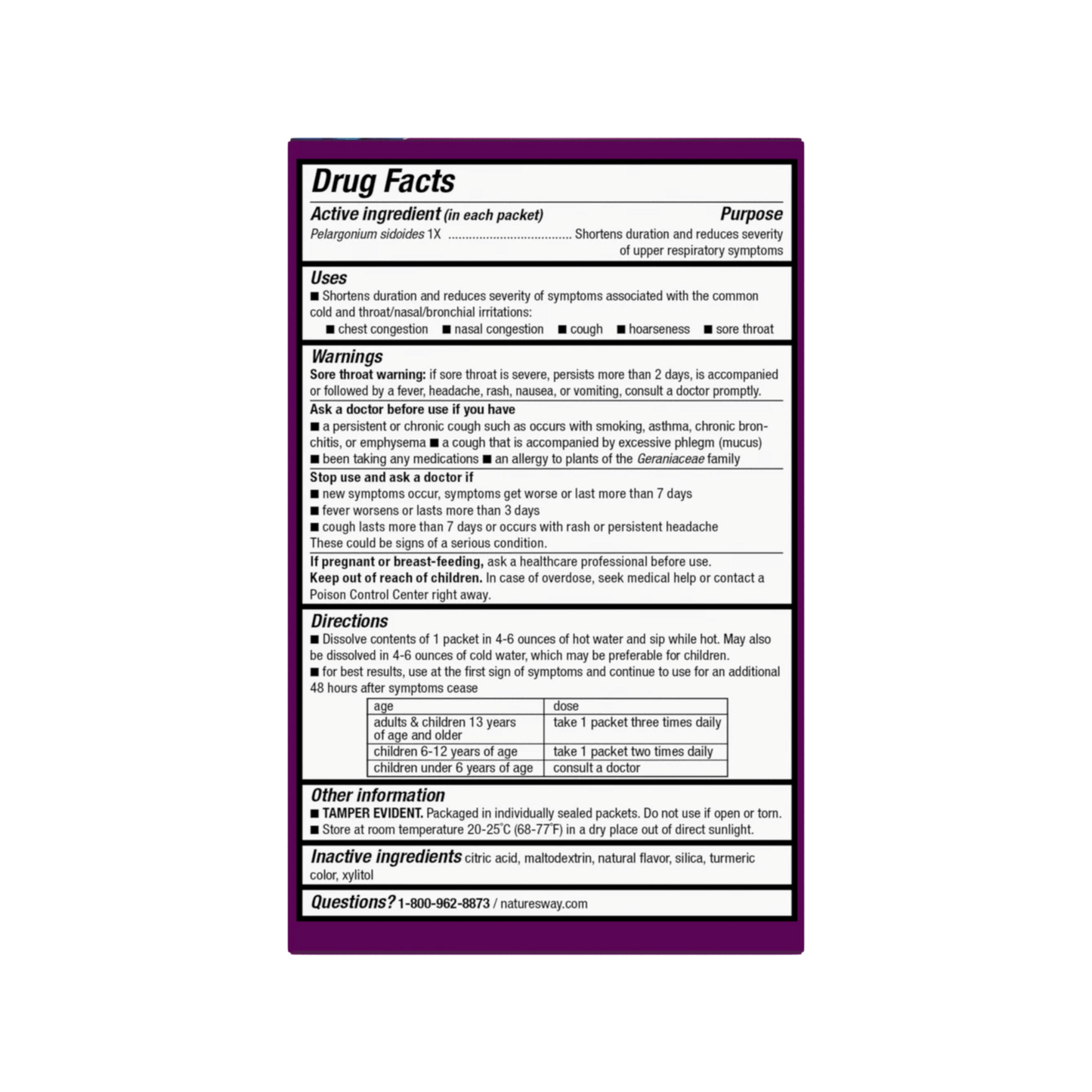 Alternate Image of Umcka ColdCare Soothing Hot Drink (Lemon)