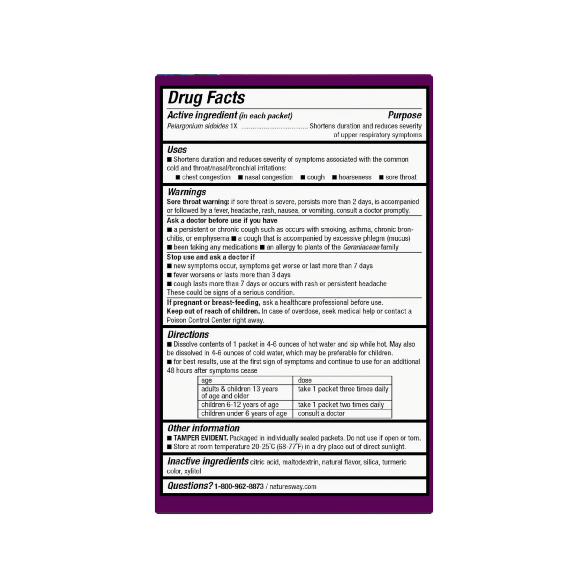 Alternate Image of Umcka ColdCare Soothing Hot Drink (Lemon)