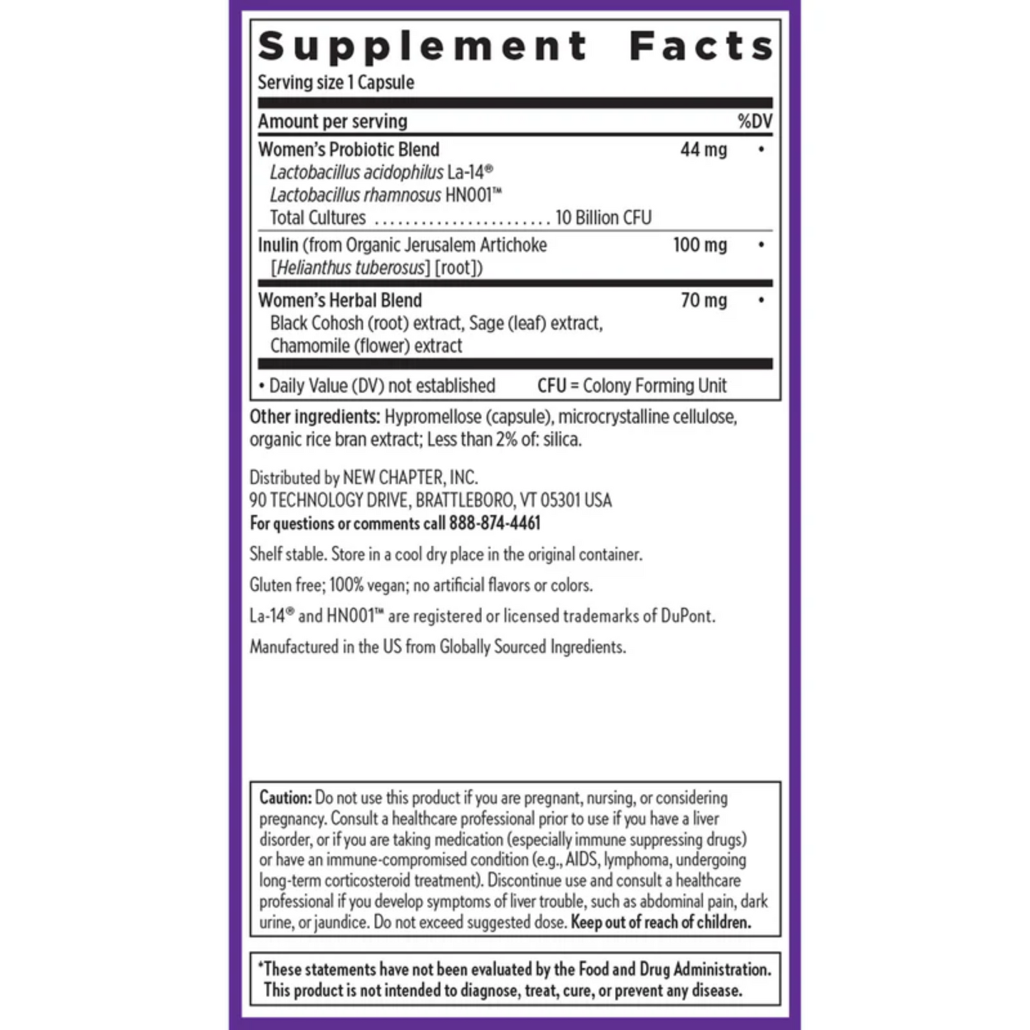 New Chapter All-Flora Probiotic Menopause Balance (30 count) #10089703