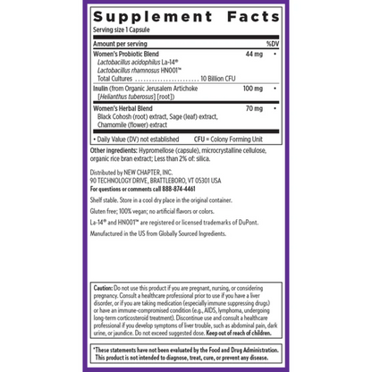 New Chapter All-Flora Probiotic Menopause Balance (30 count) #10089703