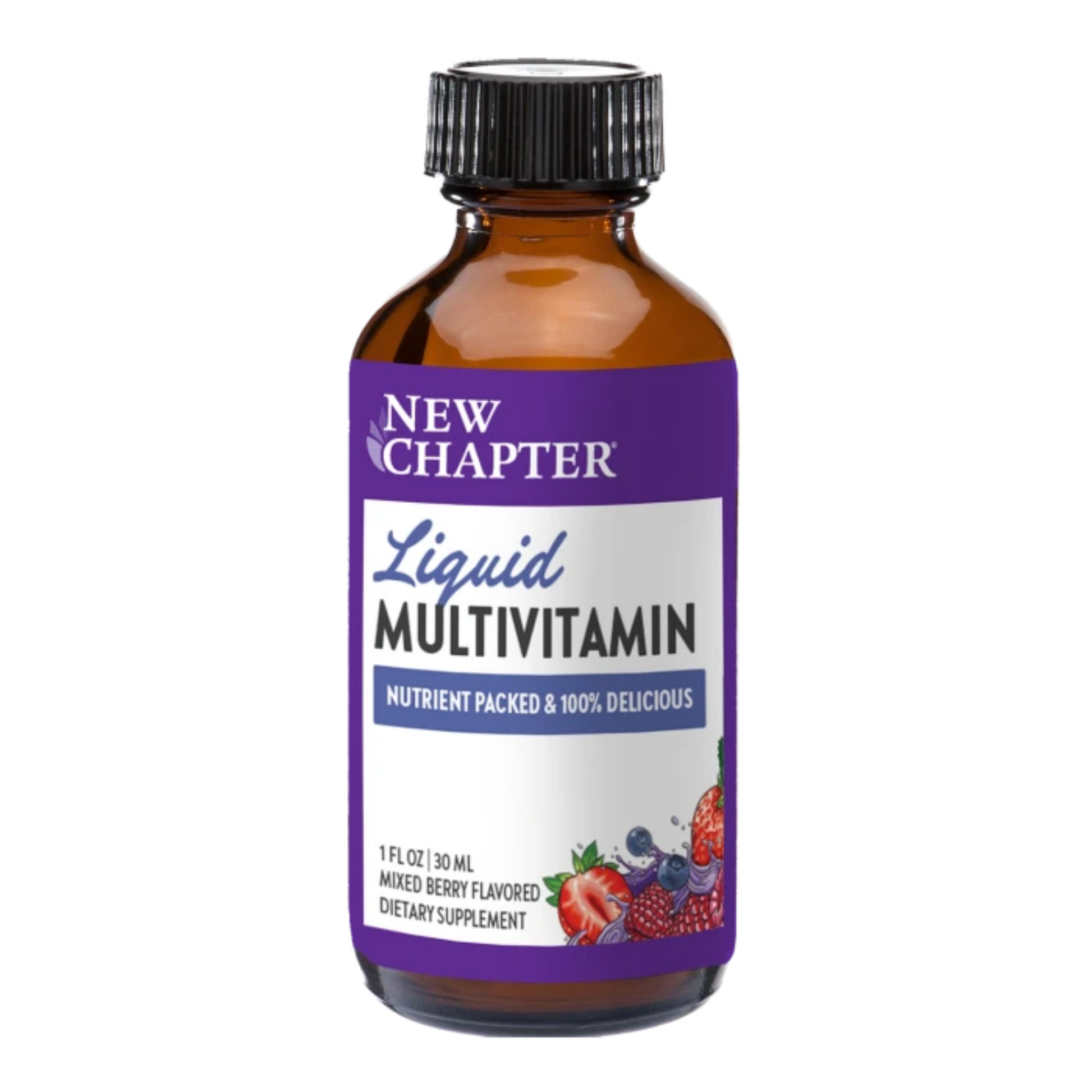 primary image of new chapter liquid vitamin mixed berry