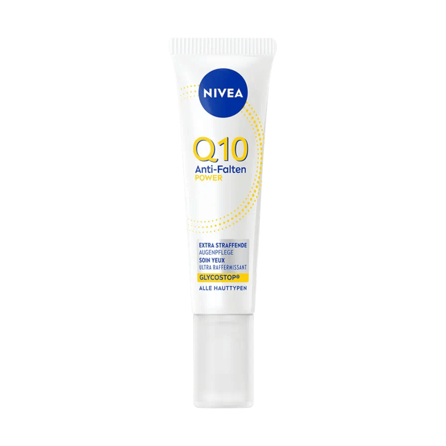 Alternate Image of Q10 Anti-Wrinkle Power Eye Cream, white eye cream tube and box with German writing