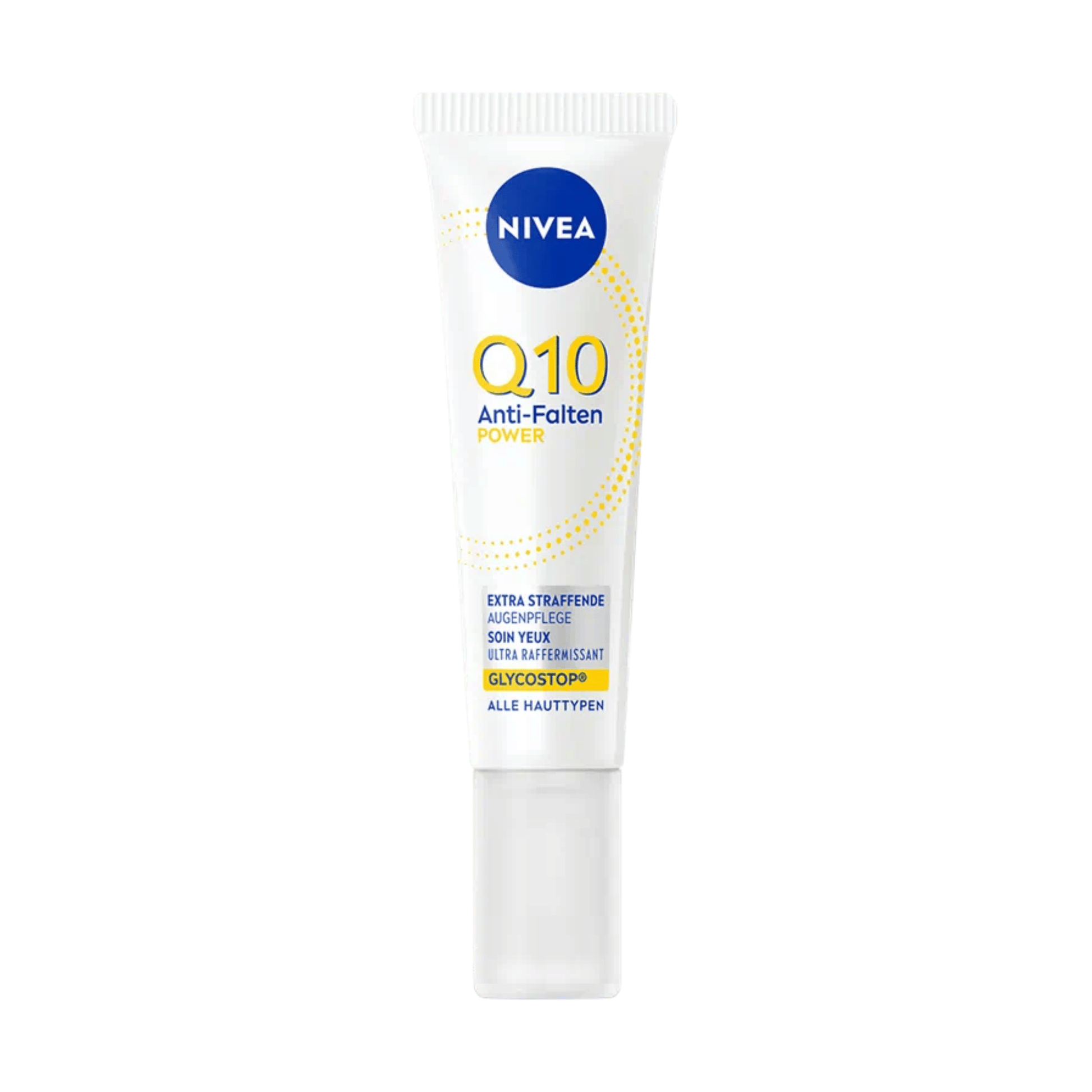 Alternate Image of Q10 Anti-Wrinkle Power Eye Cream, white eye cream tube and box with German writing