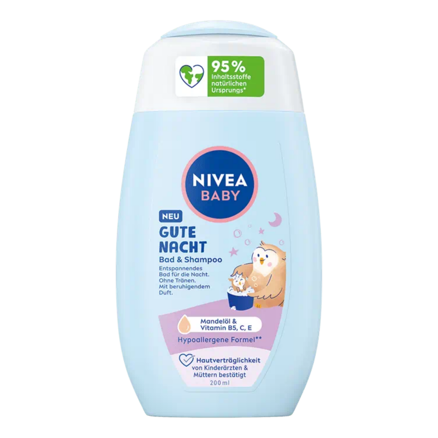 primary image of nivea baby good night bath and shampoo
