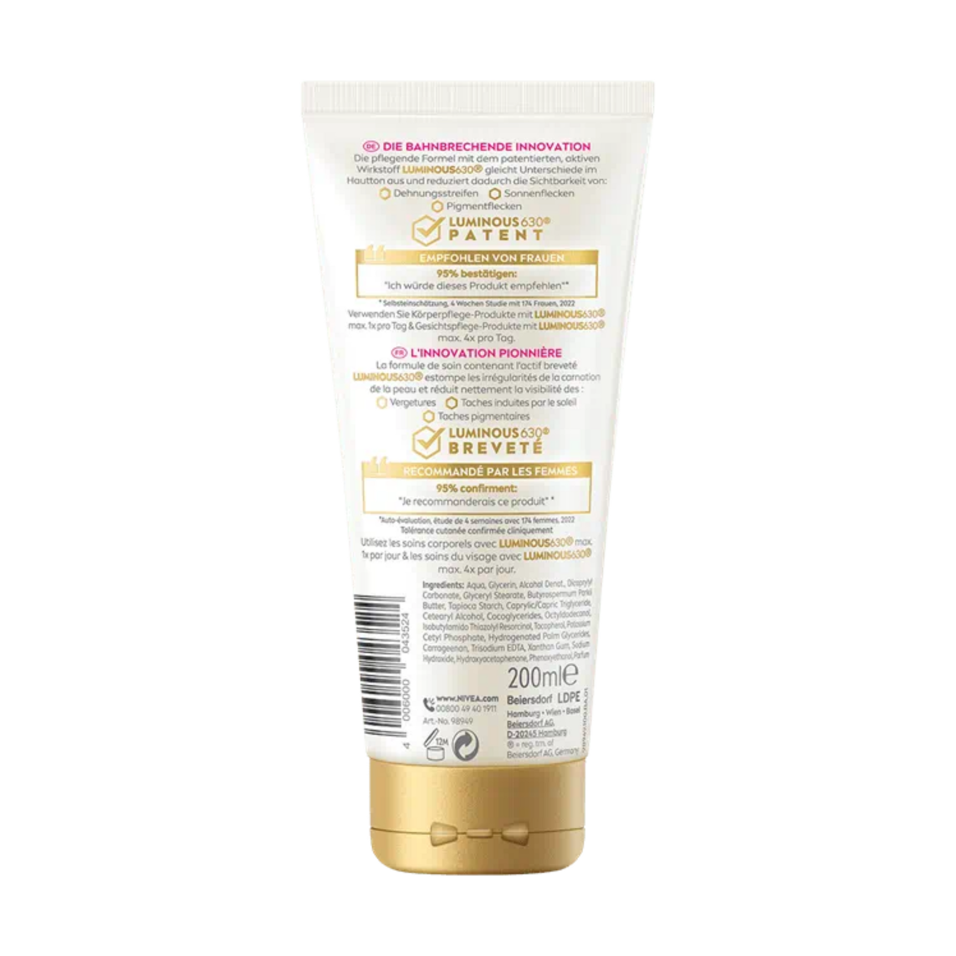 alternate image of nivea body creme luminous630
