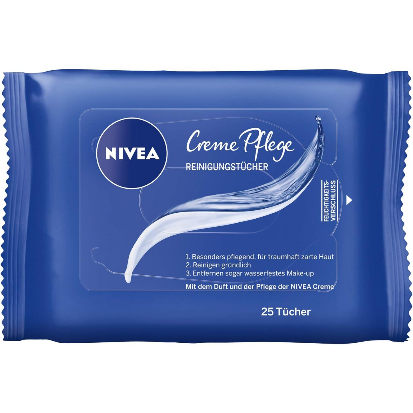 Alternate Image of Creme Care Cleansing Wipes, blue packages wipes with German writing