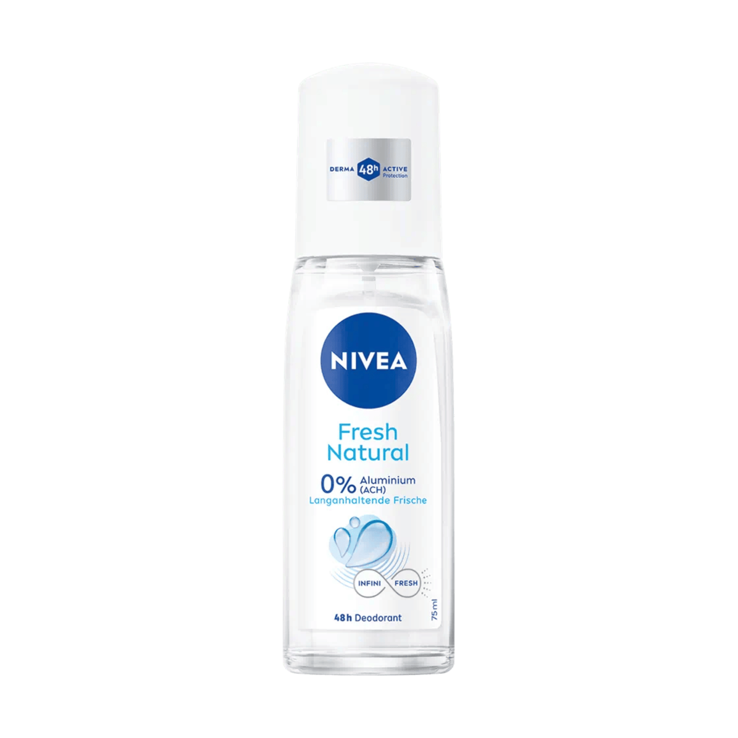 Primary Image of Women's Spray Fresh Natural Non-Aerosol Deodorant, glass spray bottle with white cap
