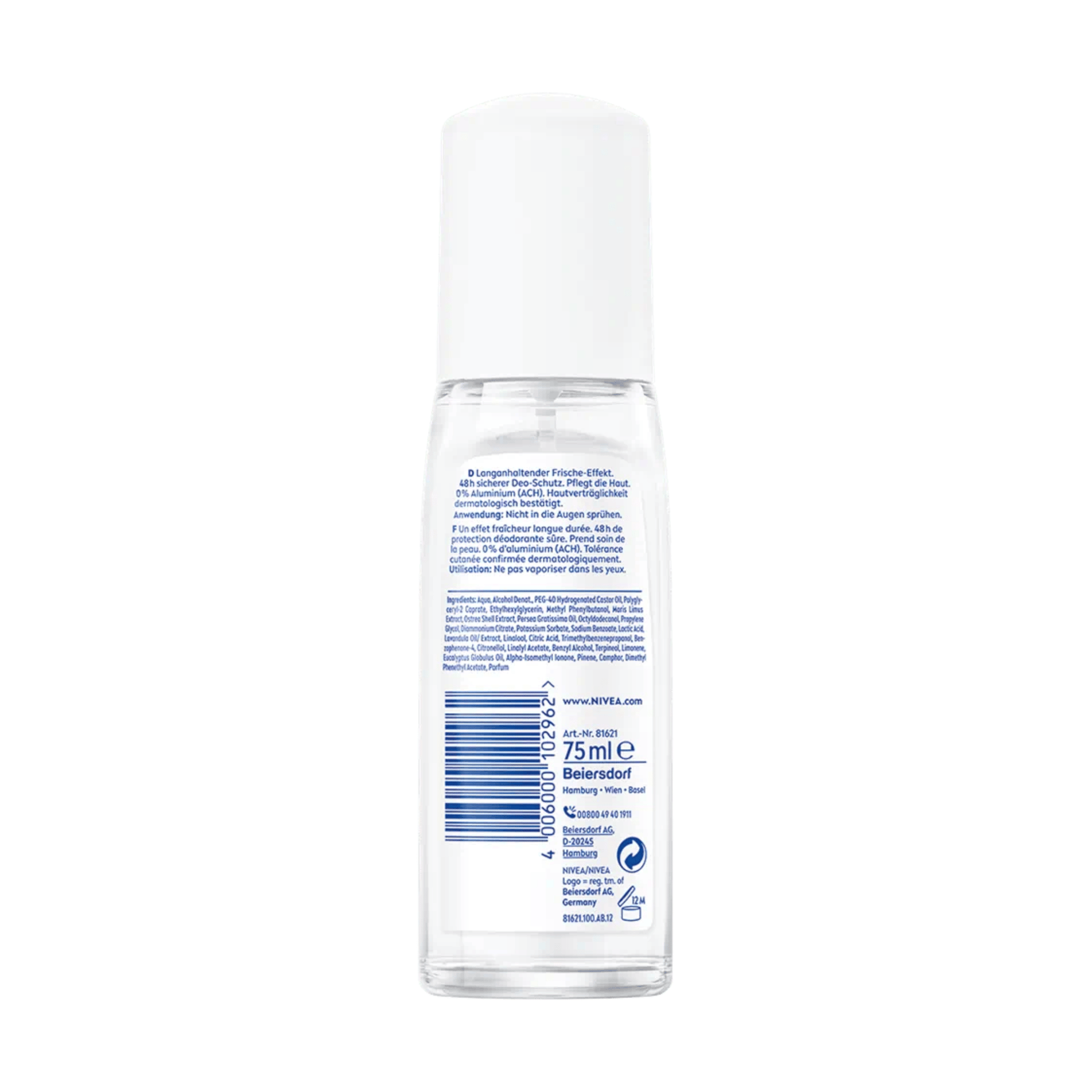 Alternate Image of Women's Spray Fresh Natural Non-Aerosol Deodorant, glass spray bottle with white cap