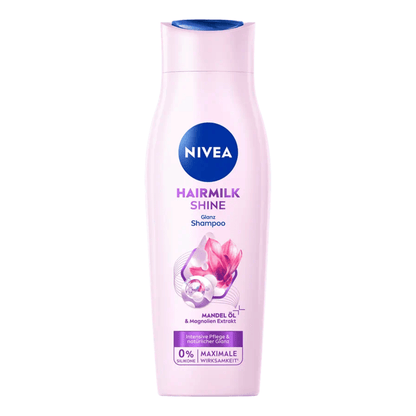 Primary Image of Hairmilk Shine Shampoo, pink shampoo bottle