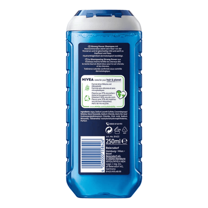 Alternate Image of Men Strong Power Shampoo, blue shampoo bottle