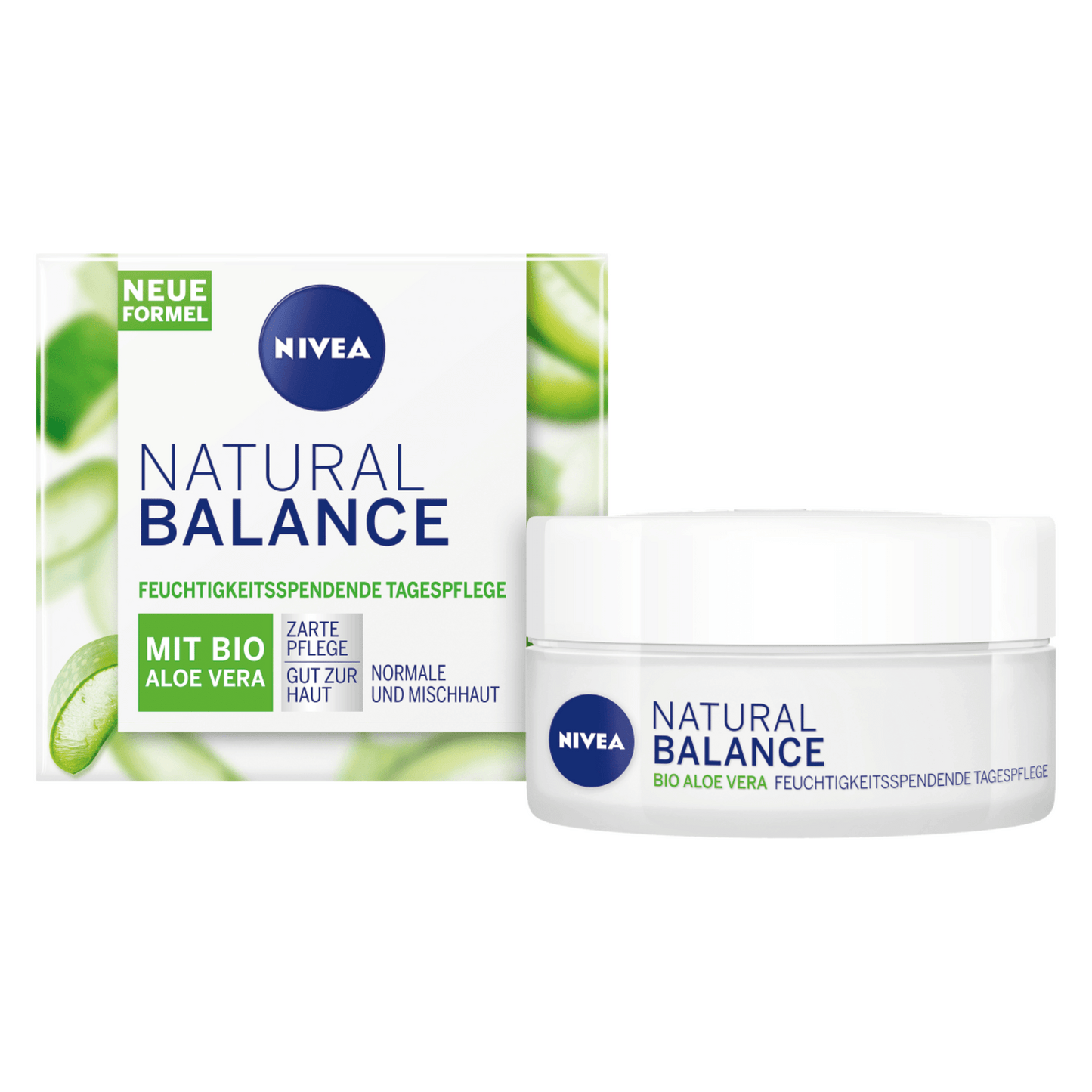Alternate Image of Natural Balance Moisturizing Day Cream, green and white face cream box and jar