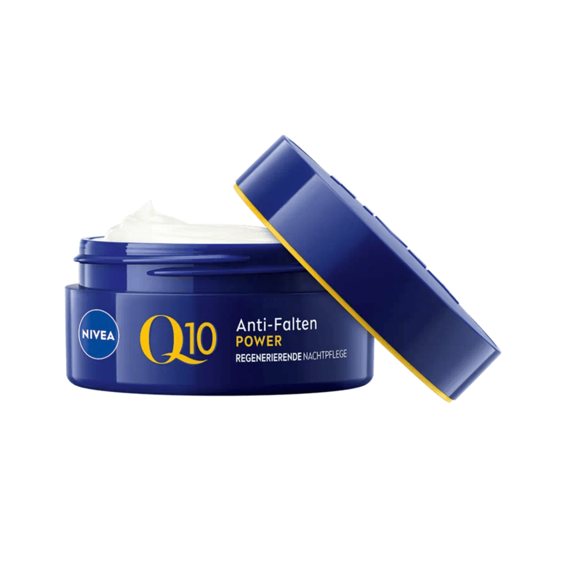 Alternate Image of Q10 Power Anti-Wrinkle Night Cream, dark blue face cream jar with German writing